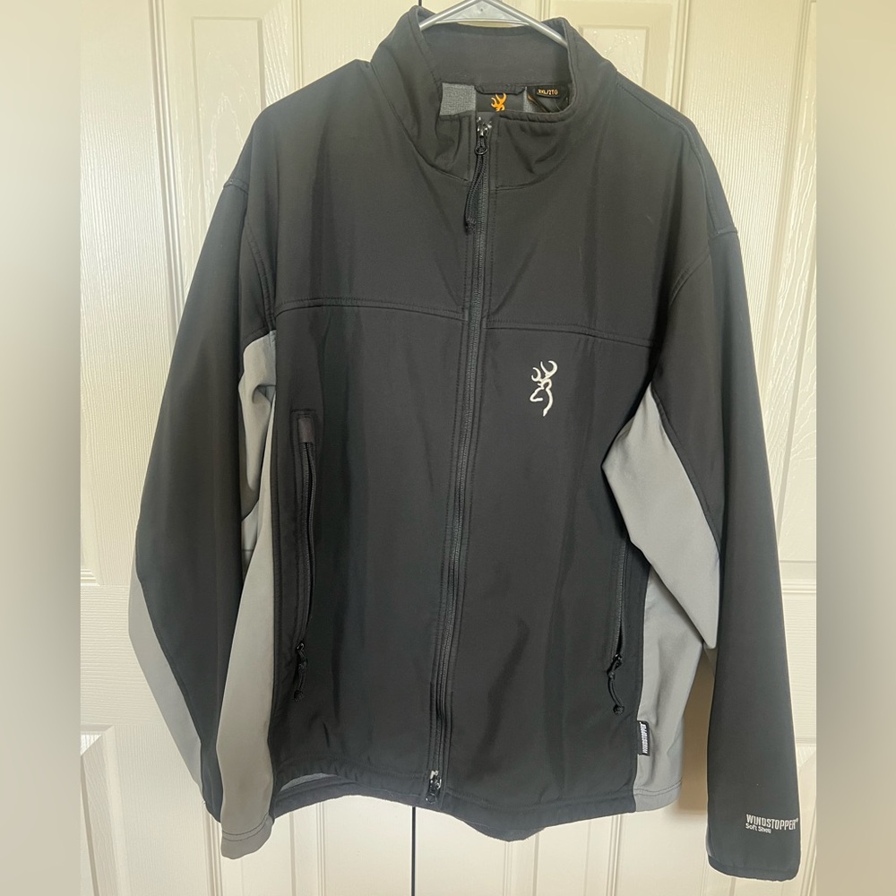 Browning Men's Windstopper Jacket in Black and Gray